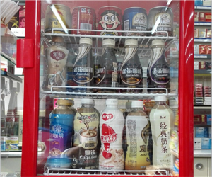 西甯牛奶飲料加熱櫃保溫櫃案例